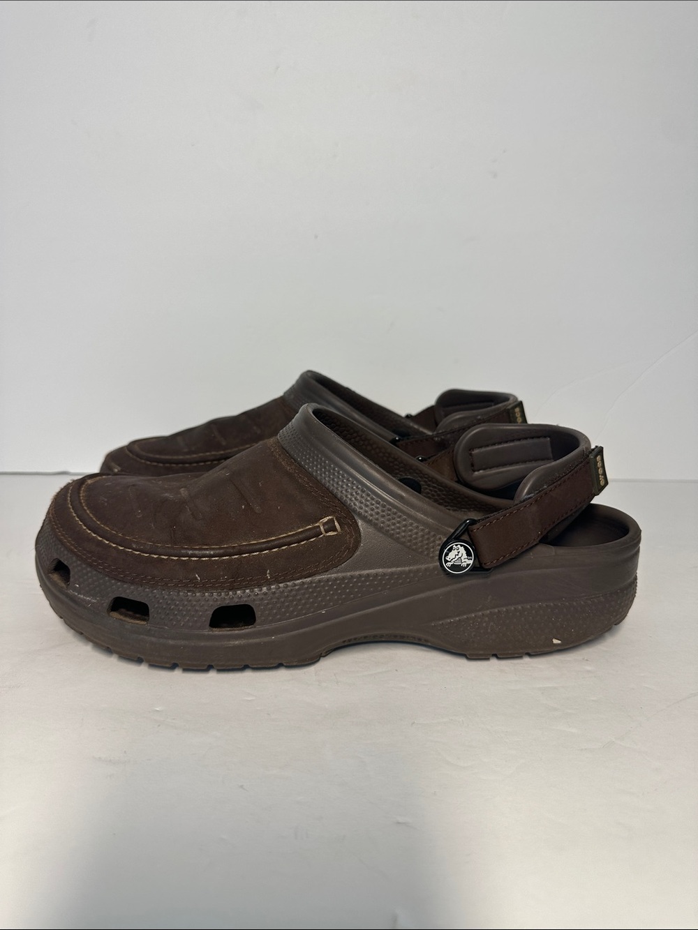 CROCS Men’s Yukon Vista Convertible Clog Sandals Brown 11
